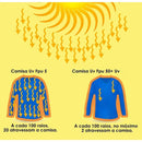 Men's Long Sleeve Shirt Sport Sun Protection Uv + 50 Casual