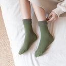 Kit com 5 Pares de Meias Térmicas Leonor™ com Interna em Veludo / Dê Adeus ao Frios nos Pés!